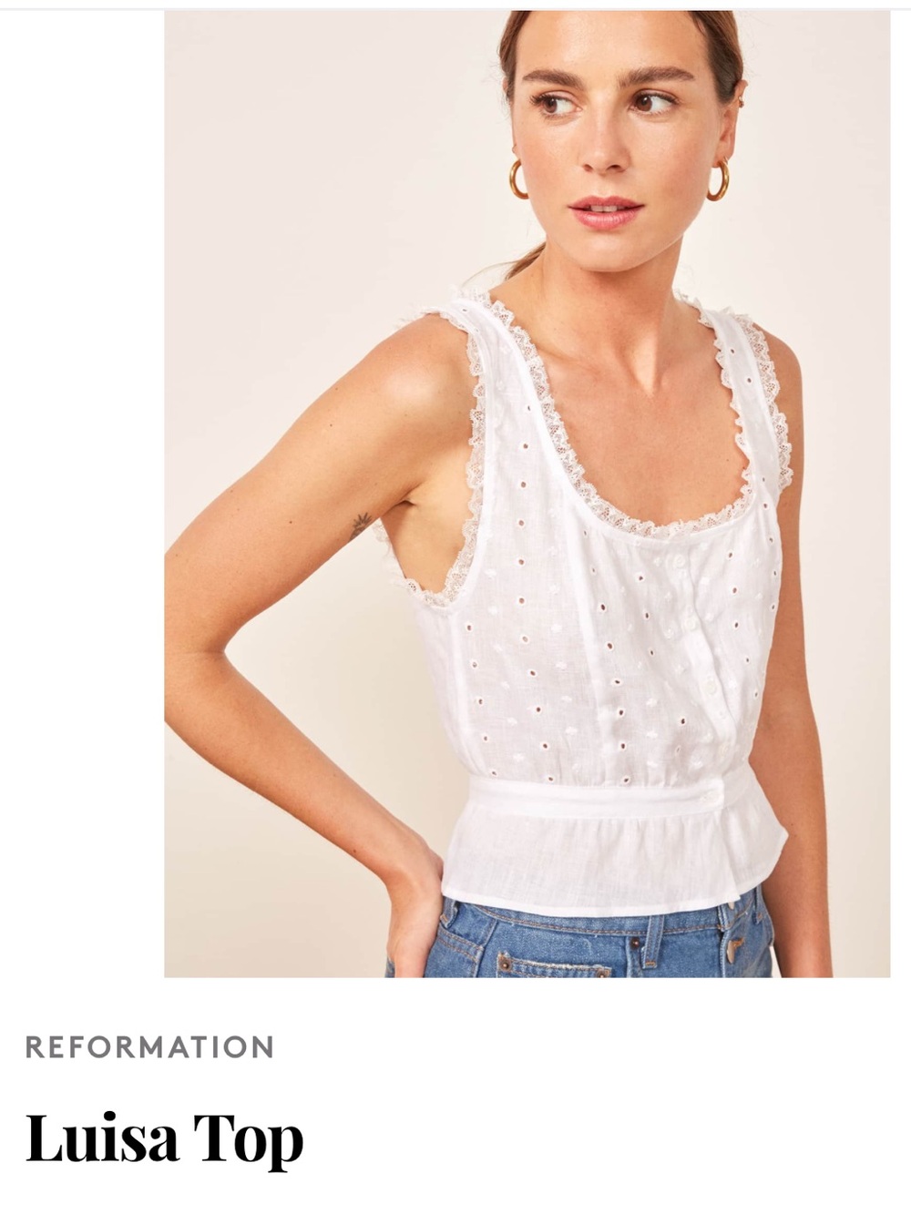 Reformation Luisa Top